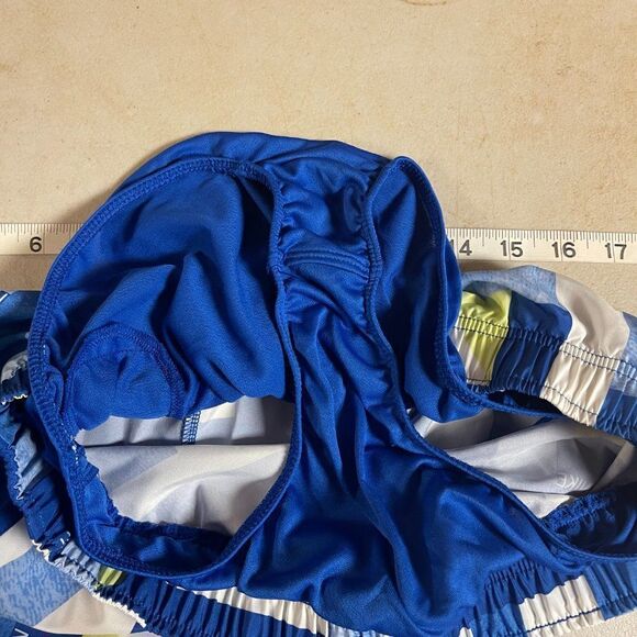 Nike Blue Green Athletic Short Built in Brief Dr--fit Small - Picture 8 of 11